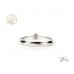 Класически Годежен Пръстен с Лабораторен Диамант 14К Бяло Злато  Bloom Jewellery